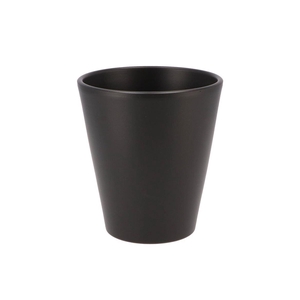 Ceramic Anthracite Matt Pot Orchid 15x15cm