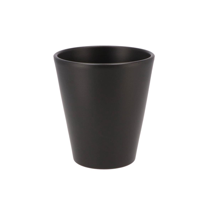 <h4>Ceramic Anthracite Matt Pot Orchid 15x15cm</h4>