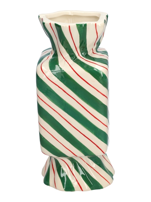<h4>DF03-666581400 - Vase Candy 9x9x20 green</h4>