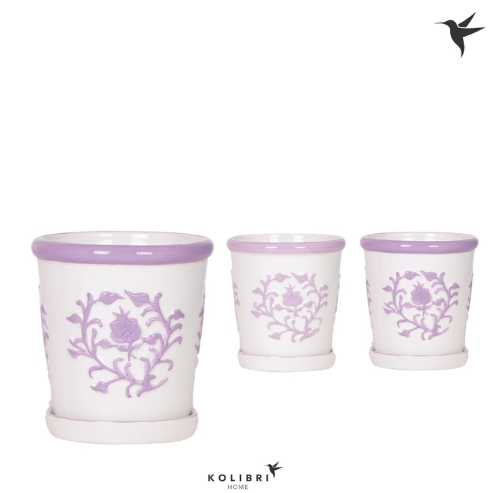 <h4>Kolibri Home Malaga pot lila mix</h4>