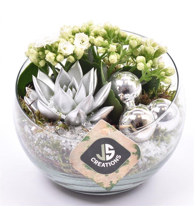 <h4>Glas bol schaal schuine top 15cm</h4>