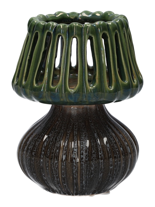 <h4>DF03-751620200 - Bottle Noelle d6/9xh11.8 green/petrol</h4>