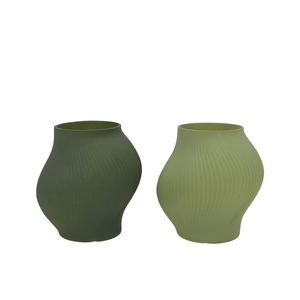 Luxx Majestic Green Vase Swirl Ass 19x19x20cm