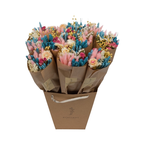 <h4>Droogbloemen-Market More 50cm - Summer Blue</h4>