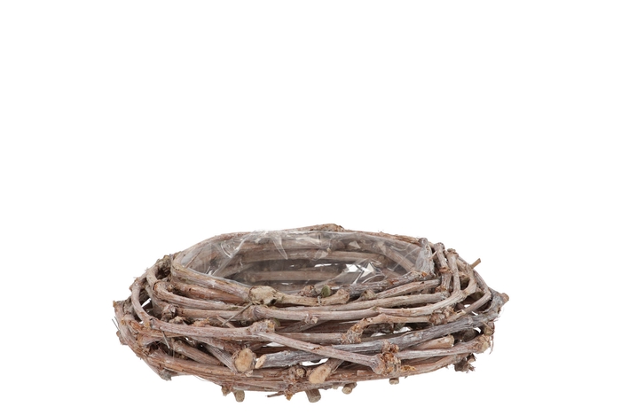 Wreath Grape Branch Planter 30x10cm