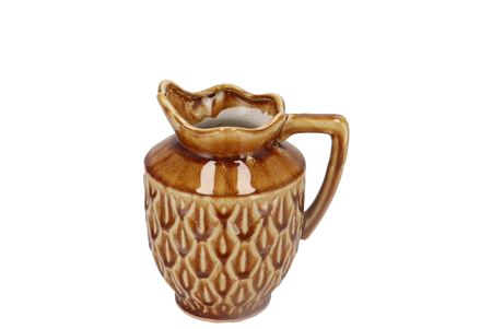 <h4>Inga Boa Brown Vase Active Glaze 18x14x21cmv</h4>