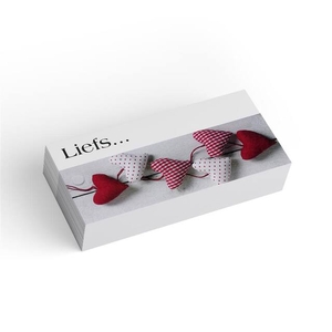 Bloemkaart stylish 09 liefs...-pakje 20 stuks