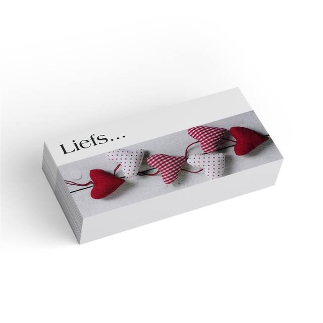 <h4>Bloemkaart stylish 09 liefs...-pakje 20 stuks</h4>