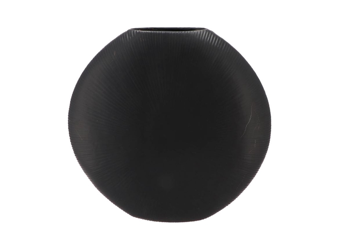 <h4>Jada Black Oval Vase 31x9cm Nm</h4>