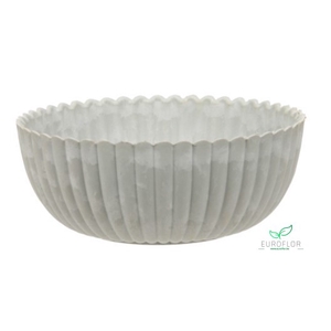 MELAMINE BOWL GREY D15X6