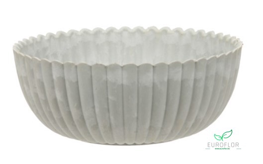 MELAMINE BOWL GREY D15X6