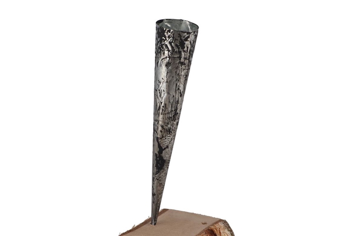 Waxinepunt Gevlamd 25cm Nm