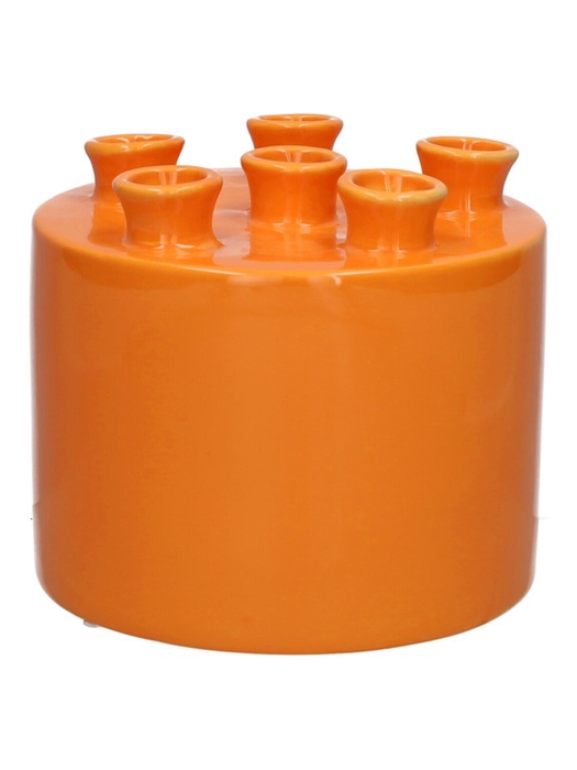<h4>Vase Tulia d3.5/17xh14.3 orange</h4>