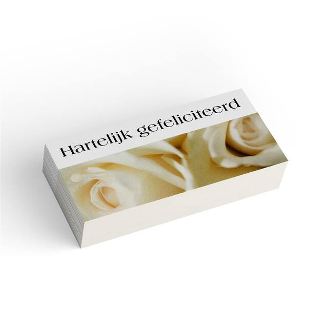 <h4>Bloemkaart stylish 25 ha gefeliciteerd- pak 20 st</h4>