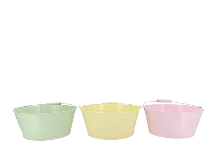 Zinc Dreamy Pastel Mix Basic Bowl Ass 28x12x22cm