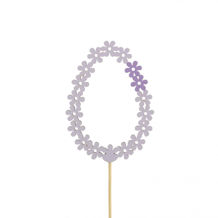 <h4>Easter Sticks 50cm egg Floral 7.5cm</h4>