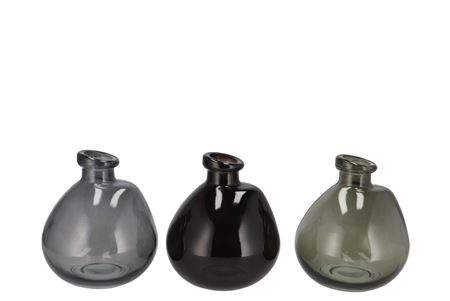 <h4>Karakum Grey Vase Ass 16x14cm Nm</h4>
