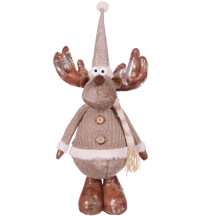 <h4>Standing Reindeer Gold 66cm</h4>