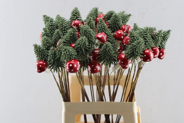 <h4>Droog Kerstboom Met Paddestoel</h4>