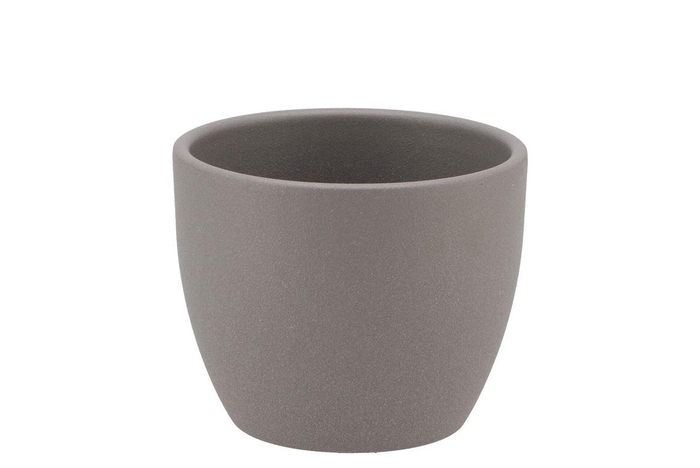 Ceramic Grey Pot 8x7,5cm Nm