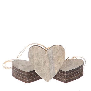 Liefde Deco hanger hart 15cm x10