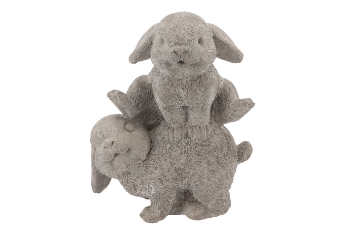 <h4>Easter Rabbit Stone Jumping 15x11x20cm</h4>