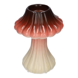 DF03-666270400 - T-lighthld Toadstool1 lines d6.5/14xh19.5 red