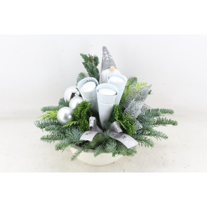 arr5 Kerst PL - Zink bolschaaltje wit 3wax