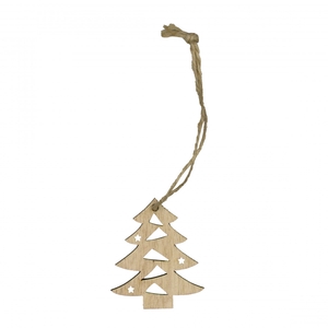 Kerst Deco hanger kerstboom 5cm x24