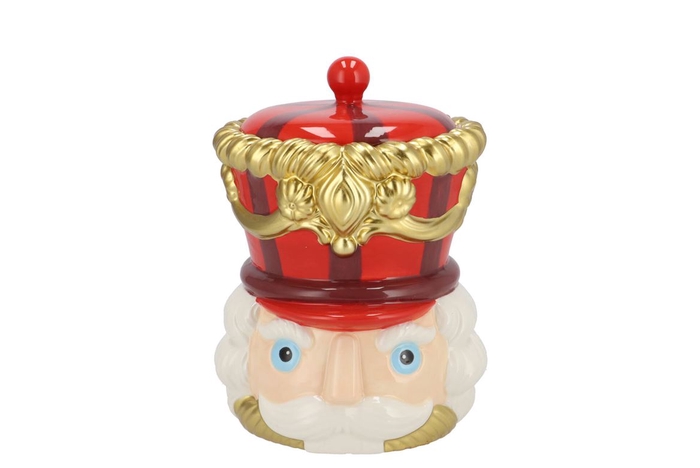 <h4>Candy Nutcracker Red Jar 14x14x20cm</h4>