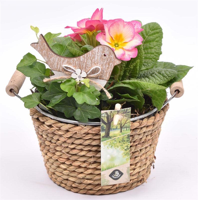 <h4>Touw met zink schaal 15cm</h4>