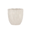 Lima White Pot Oval 31x18x21cm