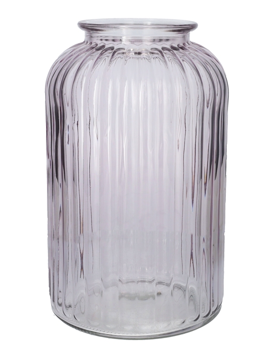 <h4>DF02-666050900 - Vase Caroline d11.7/18xh25 soft lilac</h4>