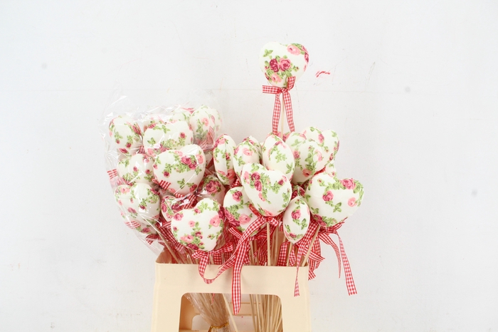 <h4>Stick Heart Romantic+Ribbon</h4>