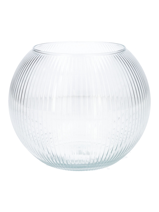 <h4>DF01-883912200 - Glass bowl Alverda Lines d19xh15.5 clr box/6</h4>