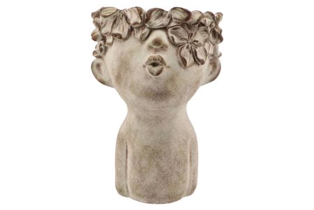 <h4>CONCRETE FACE GREY 18X18X26CM</h4>