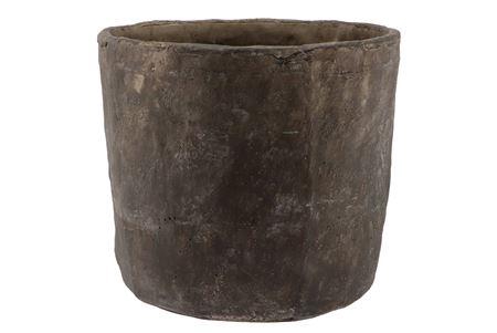 <h4>Iron Stone Grey Pot 24x23cm</h4>