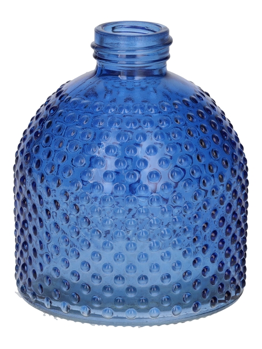 <h4>DF02-666118000 - Bottle Caro14 d7.8xh9 cobalt blue transparent</h4>