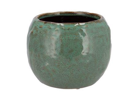 <h4>Iron Stone Green Ball Pot 20x20x16cm Nm</h4>
