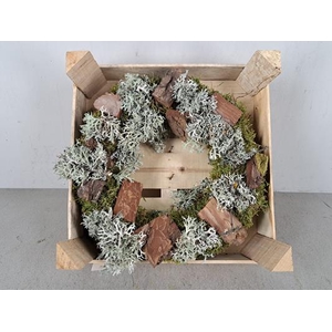 Wreath Ø30cm Nat. Wood 92566