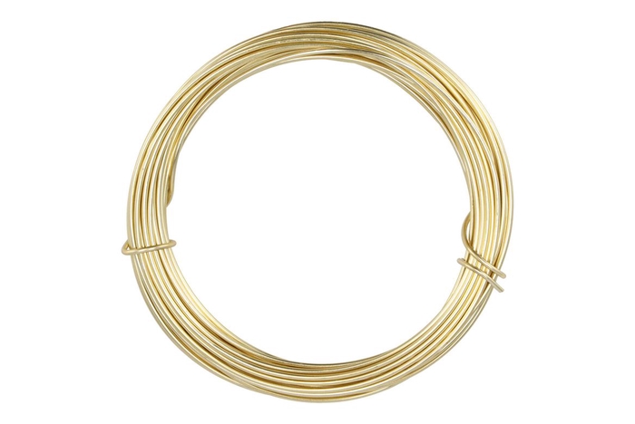 <h4>Wire Aluminum 100gr 12mx2mm Gold</h4>