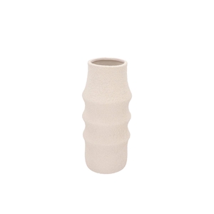 Cascais White Vase 15x15x35cm
