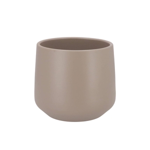 Ceramic Taupe Matt Pot Berlin 18cm