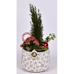 Cement pot ster 18cm