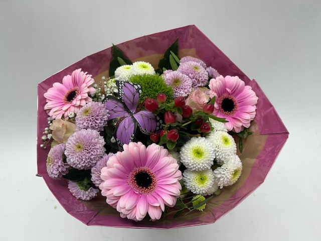 <h4>Boeket Biedermeier rose</h4>