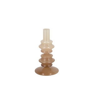 Mae Cozy Sand Candle Holder Tricolor 9x9x17cm