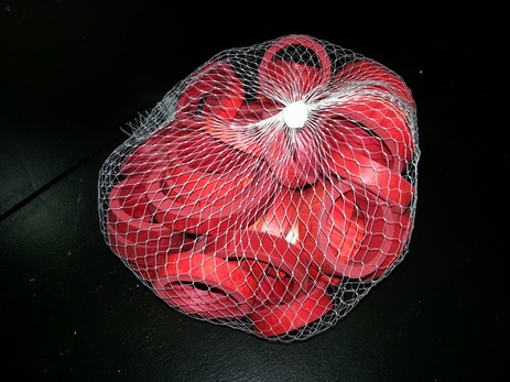 BAMBOO RINGS 4-5CM 1CM RED