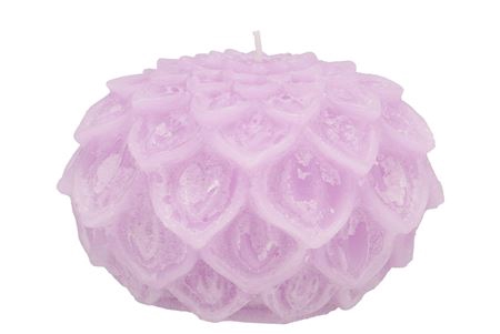 <h4>Candle Dahlia Lilac 15x10cm Nm</h4>