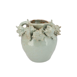 Shella Light Green Vase Shell 29x29x24cm