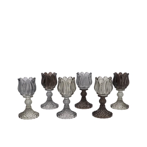 Bicolore Black Bloom T-light Ass 8x15cm Nm